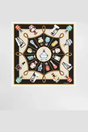 Dolce & Gabbana Seidentuch mit Parfum-Print