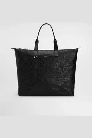 Dolce & Gabbana Großer Shopper aus Kalbsleder mit Krokoprägung