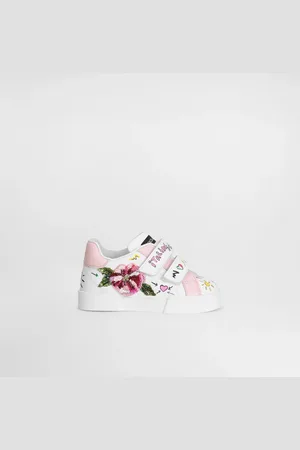 Dolce & Gabbana Sneakers Portofino Light aus bedrucktem Kalbsleder