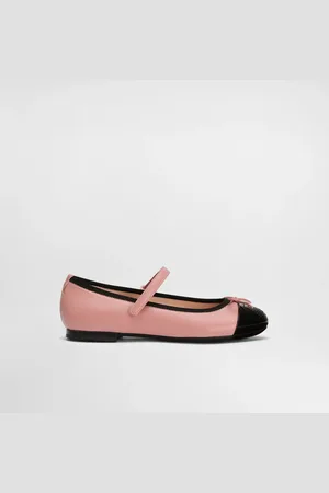 Dolce & Gabbana Ballerina aus Kalbsleder und Lackleder
