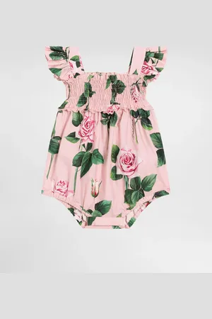 Dolce & Gabbana Spieler aus Popeline mit Rosenprint