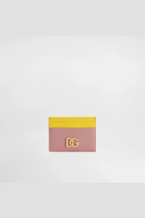 Dolce & Gabbana Kartenetui aus Kalbsleder mit DG-Logo