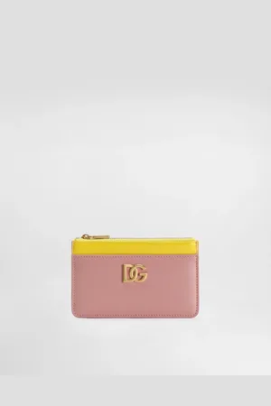 Dolce & Gabbana Kartenetui aus Kalbsleder mit DG-Logo