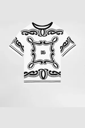 Dolce & Gabbana T-Shirt aus Jersey Bandana-Print