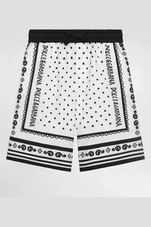 Dolce & Gabbana Bermudas aus Popeline mit Bandana-Print