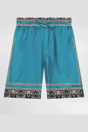 Dolce & Gabbana Bermudas aus Twill mit Bandana-Print
