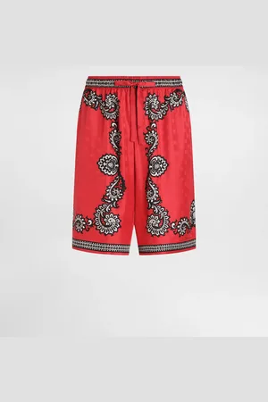 Dolce & Gabbana Bermudas aus Seide Bandana-Print