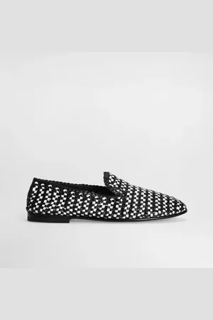Dolce & Gabbana Slipper aus geflochtenem Leder
