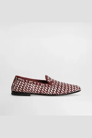 Dolce & Gabbana Slipper aus geflochtenem Leder