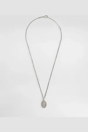 Dolce & Gabbana Halskette aus Metall mit graviertem Medaillon
