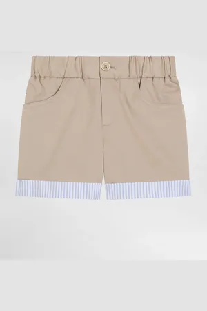 Dolce & Gabbana Gabardine shorts with Dolce&Gabbana logo