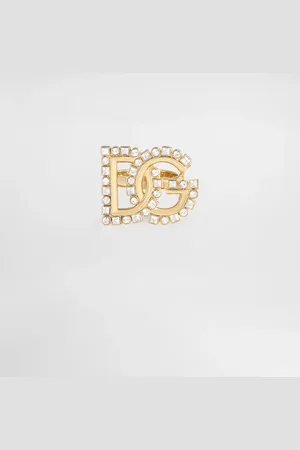 Dolce & Gabbana Ring mit DG-Logo aus Strass
