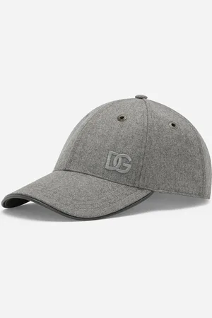 Dolce & Gabbana Baseballkappe aus Flanell mit DG-Logostickerei