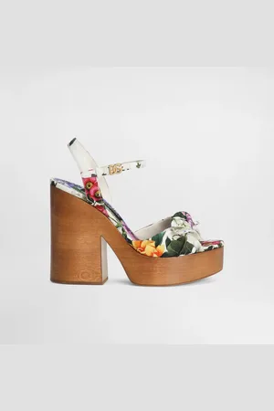 Dolce & Gabbana Plateau-Sandalette aus Jacquard