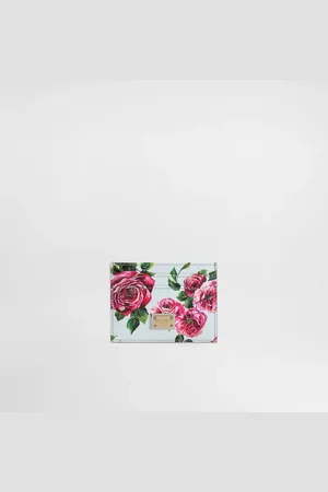 Dolce & Gabbana Kartenetui aus glänzendem Kalbsleder