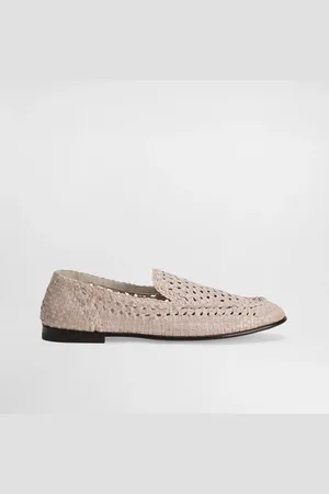 Dolce & Gabbana Slipper aus glänzendem Ziegenleder