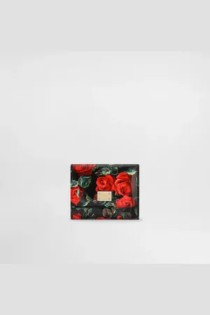 Dolce & Gabbana Geldbörse aus glänzendem Kalbsleder