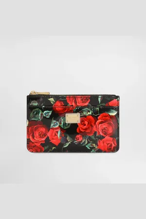Dolce & Gabbana Kartenetui aus glänzendem Kalbsleder