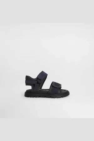 Dolce & Gabbana Split leather sandals with Dolce&Gabbana logo print