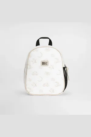 Dolce & Gabbana Sweatshirt-fabric backpack with moon and stars
