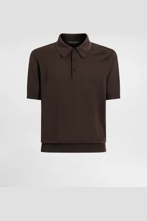 Dolce & Gabbana Kurzarmpoloshirt aus Baumwolle