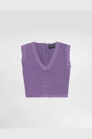 Dolce & Gabbana Kurzes Häkel-Stricktop