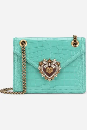 Dolce & Gabbana Mittelgrosse tasche Devotion aus krokodilleder