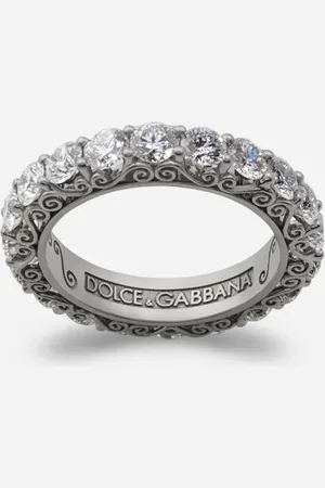 Dolce & Gabbana Sicily ring in white gold with diamonds