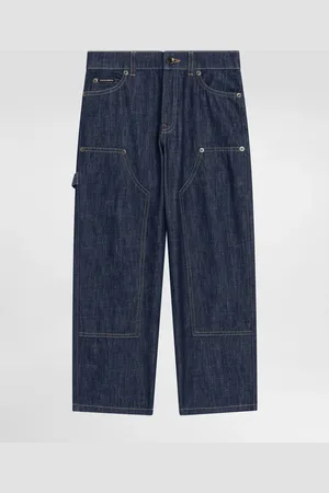 Dolce & Gabbana 5-Pocket-Jeans aus Denim mit Logoplakette