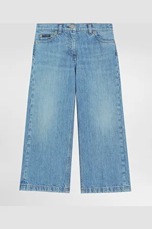 Dolce & Gabbana 5-Pocket-Jeans aus Denim mit Logoplakette