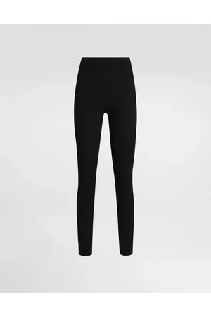 Dolce & Gabbana Gerippte Leggings aus Wolle