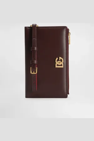 Dolce & Gabbana Reisepasshülle aus Kalbsleder mit DG-Logo