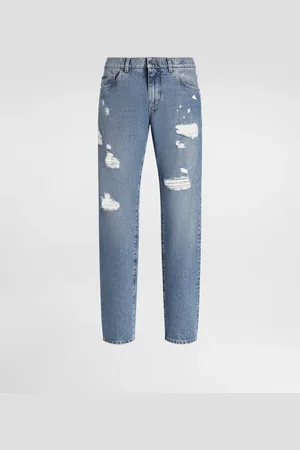 Dolce & Gabbana Jeans Classic aus Baumwolle mit Plakette