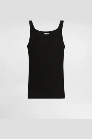 Dolce & Gabbana Tanktop gerippte Baumwolle