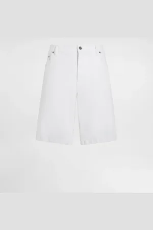 Dolce & Gabbana Bermudajeans aus weißem Stretchmaterial