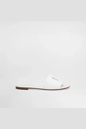 Dolce & Gabbana Leather DG Millennials Slides