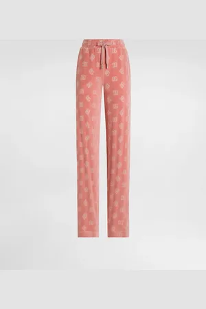 Dolce & Gabbana Jogginghose aus Chenille-Jacquard DG-Logo