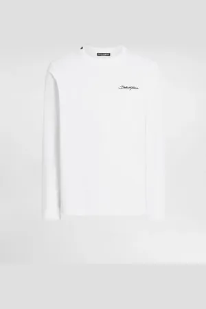 Dolce & Gabbana T-Shirt aus Baumwolle mit Stickerei