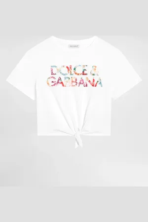 Dolce & Gabbana Kurzärmeliges T-Shirt mit Dolce&Gabbana-Print