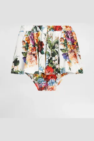 Dolce & Gabbana Rock aus Popeline Blumenprint