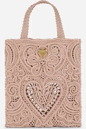 Dolce & Gabbana Kleiner Shopper aus Kordelspitze