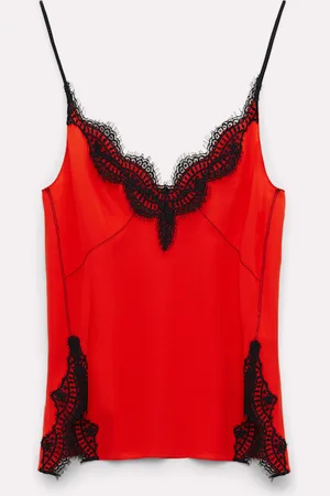 Dorothee Schumacher Seidentop mit Spitzendetails