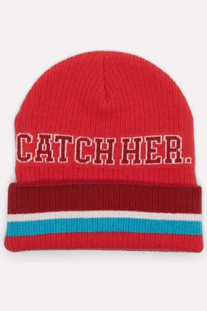 Dorothee Schumacher Woll Beanie mit Brand Slogan