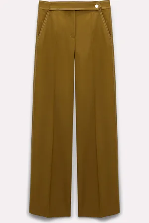 Dorothee Schumacher Hose mit geradem Bein und Ziersteppungen