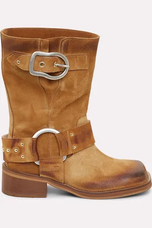 Dorothee Schumacher Bikerboots mit Signature Schließe und Ring