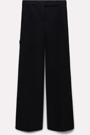 Dorothee Schumacher Hose aus Punto Milano mit weitem Bein und Biese
