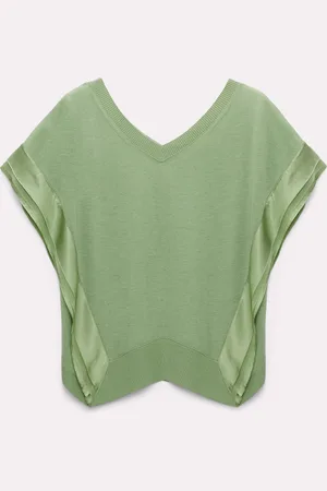 Dorothee Schumacher Stricktop mit Satin-Details