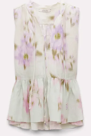 Dorothee Schumacher Top aus Ramie mit Signature Degradé Print