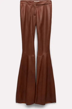 Dorothee Schumacher Lederhose mit ausgestelltem Bein