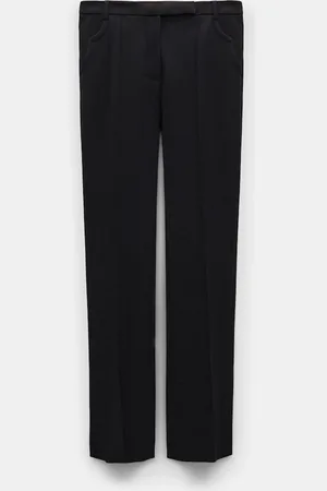 Dorothee Schumacher Verkürzte Hose aus Punto Milano mit Biese und Kickflare